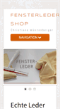 Mobile Screenshot of fensterleder.com
